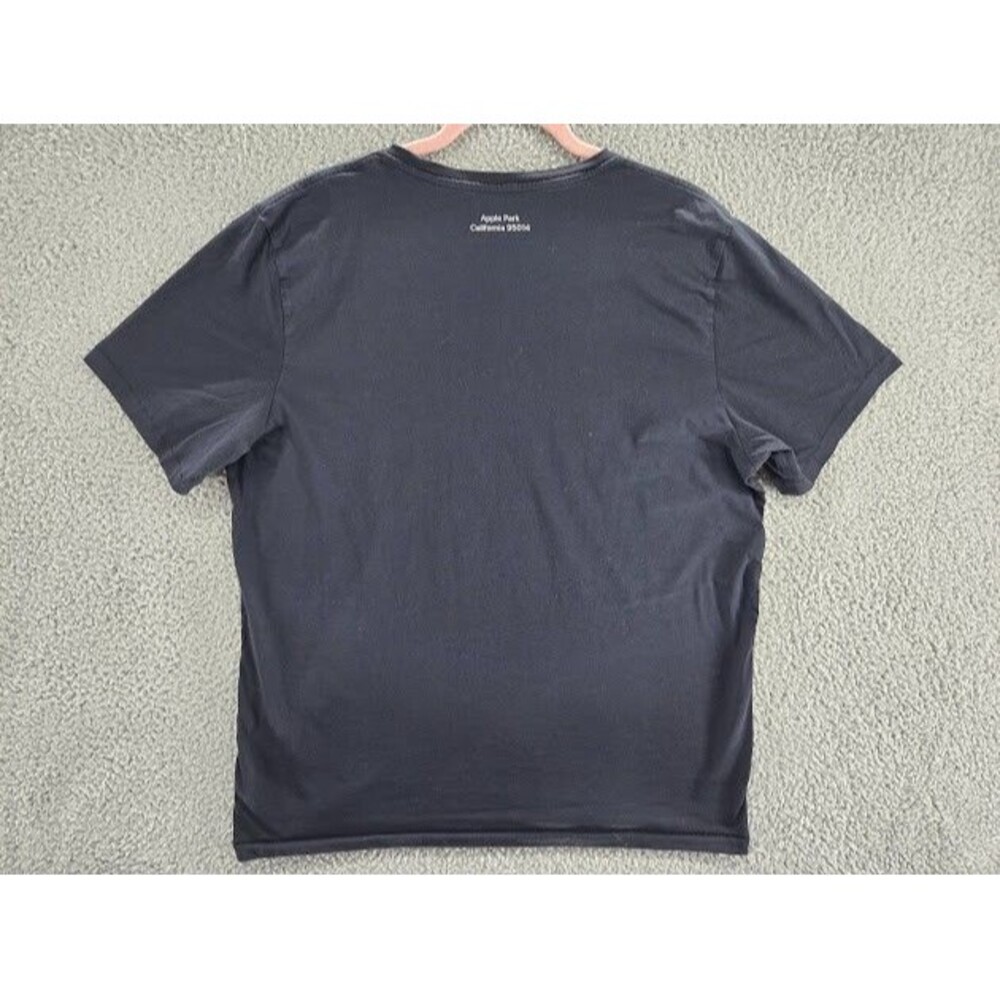 Apple Park Shirt Mens XL Visitor Center Black Infinity Loop Rainbow Computers - Picture 3 of 6